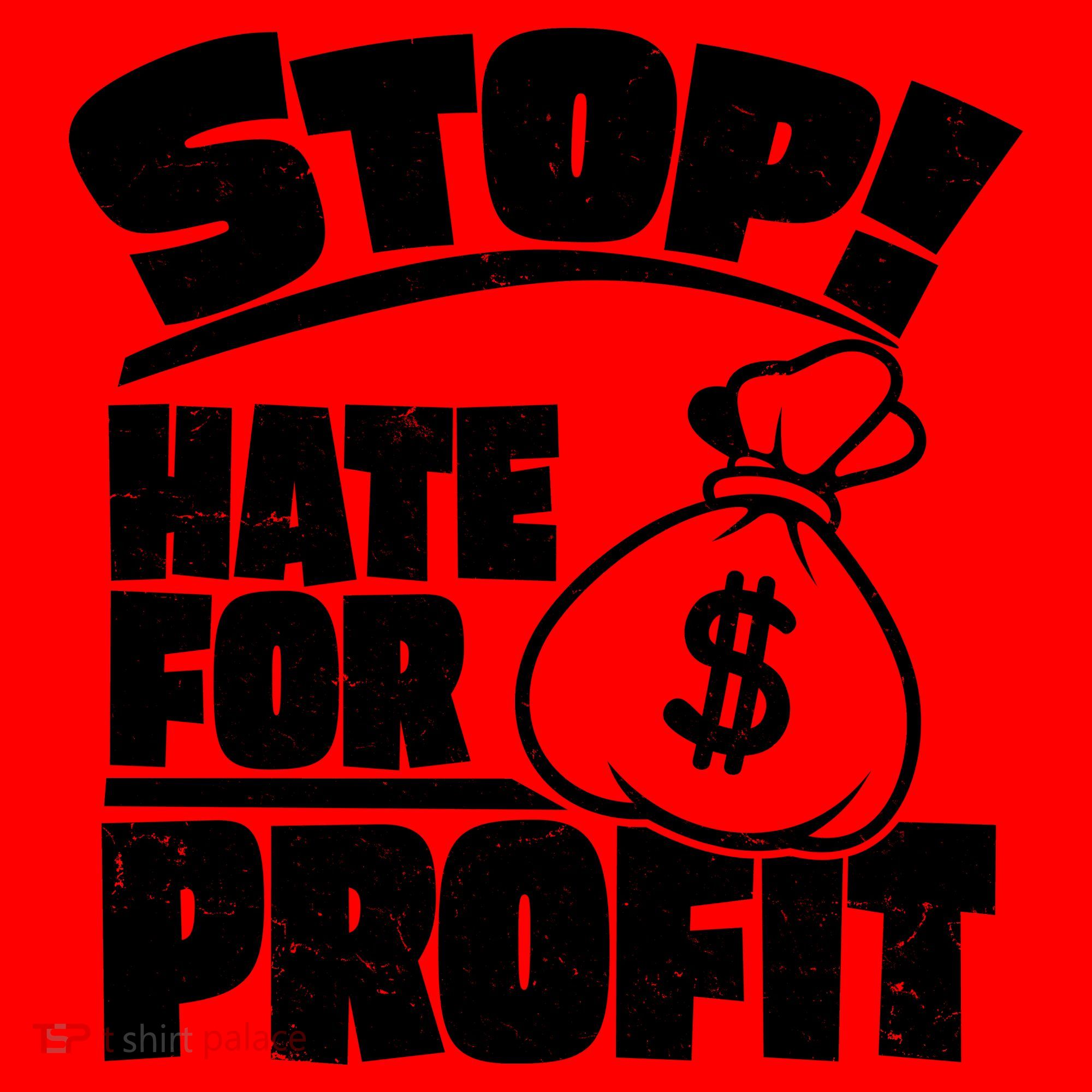 Stop Hate for Profit Money Bag Santa Hat