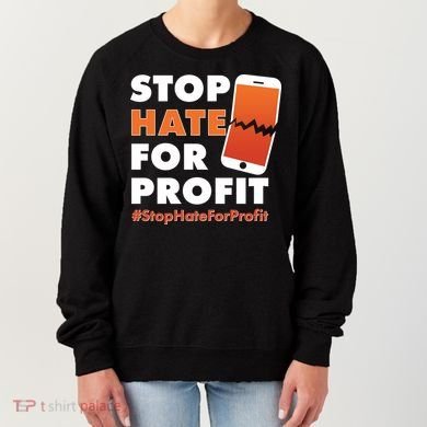 Stop Hate for Profit #StopHateForProfit Cracked Cell Phone Women's Sweatshirt