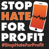 Stop Hate for Profit #StopHateForProfit Cracked Cell Phone Women's Sweatshirt thumb 2