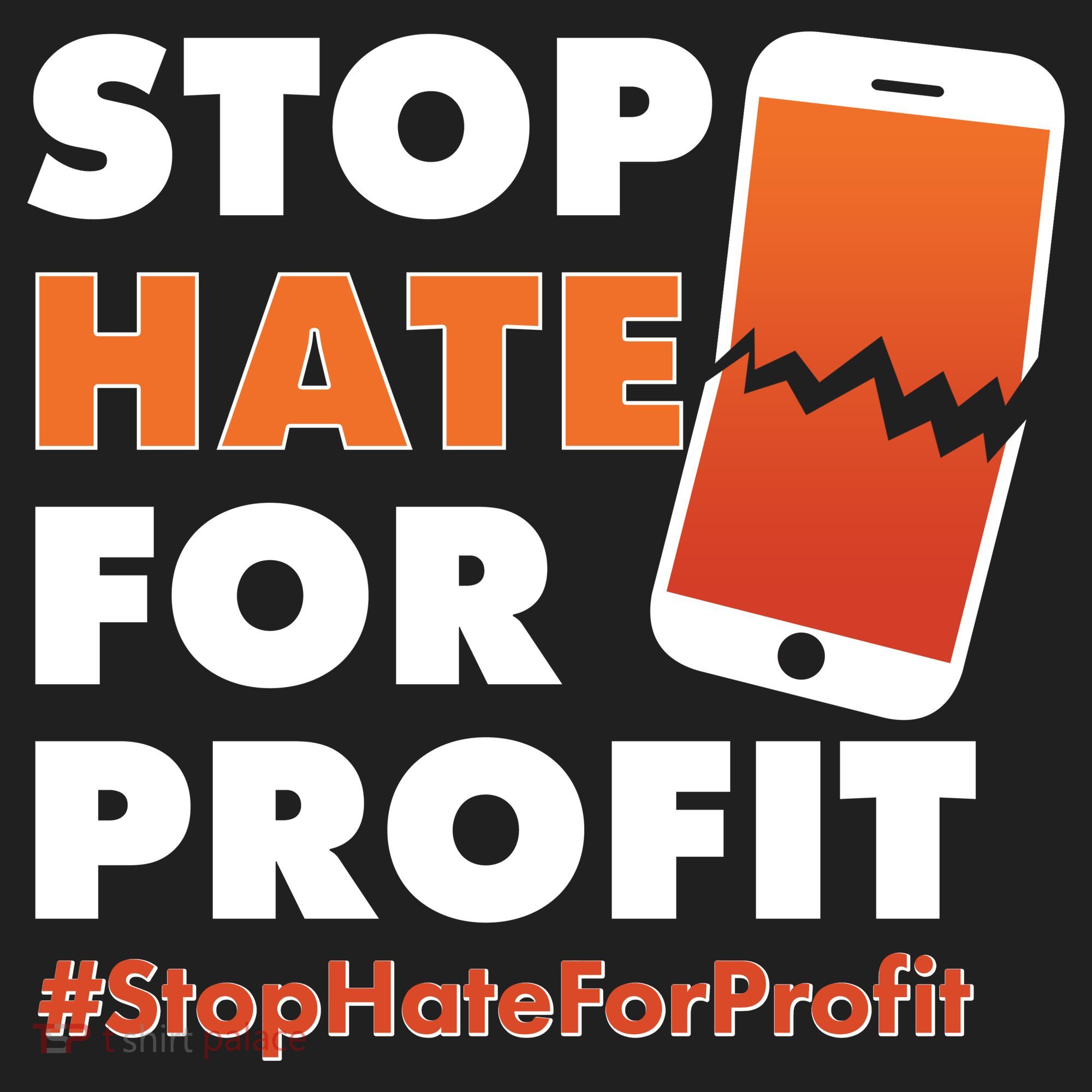 Stop Hate for Profit #StopHateForProfit Cracked Cell Phone Women's Sweatshirt