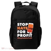 Stop Hate for Profit #StopHateForProfit Cracked Cell Phone Backpack thumb 0