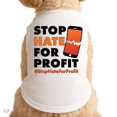 Stop Hate for Profit #StopHateForProfit Cracked Cell Phone Doggie Tank