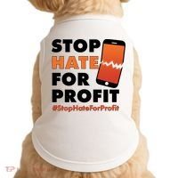 Stop Hate for Profit #StopHateForProfit Cracked Cell Phone Doggie Tank thumb 0