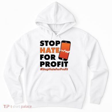 Stop Hate for Profit #StopHateForProfit Cracked Cell Phone Hoodie
