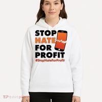 Stop Hate for Profit #StopHateForProfit Cracked Cell Phone Hoodie thumb 5