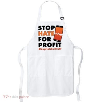 Stop Hate for Profit #StopHateForProfit Cracked Cell Phone Apron