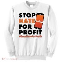 Stop Hate for Profit #StopHateForProfit Cracked Cell Phone Sweatshirt thumb 0
