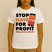 Stop Hate for Profit #StopHateForProfit Cracked Cell Phone T-Shirt thumb 4