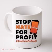 Stop Hate for Profit #StopHateForProfit Cracked Cell Phone Coffee Mug thumb 0