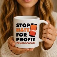 Stop Hate for Profit #StopHateForProfit Cracked Cell Phone Coffee Mug thumb 3