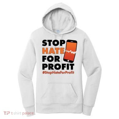 Stop Hate for Profit #StopHateForProfit Cracked Cell Phone Women's Hoodie