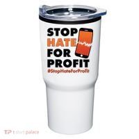 Stop Hate for Profit #StopHateForProfit Cracked Cell Phone Tumbler thumb 0
