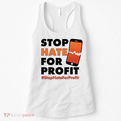 Stop Hate for Profit #StopHateForProfit Cracked Cell Phone Women's Tank Top