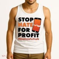 Stop Hate for Profit #StopHateForProfit Cracked Cell Phone Tank Top thumb 3