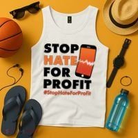 Stop Hate for Profit #StopHateForProfit Cracked Cell Phone Tank Top thumb 4