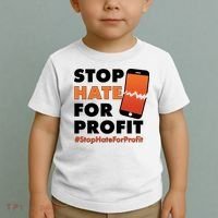 Stop Hate for Profit #StopHateForProfit Cracked Cell Phone Toddler T-Shirt thumb 2