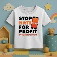 Stop Hate for Profit #StopHateForProfit Cracked Cell Phone Toddler T-Shirt thumb 3