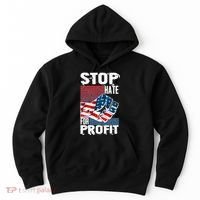Stop Hate for Profit USA Flag Fist Hoodie thumb 0