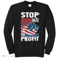 Stop Hate for Profit USA Flag Fist Sweatshirt thumb 0