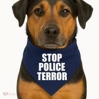 Stop Police Terror USA-Made Doggie Bandana thumb 1