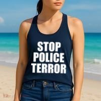 Stop Police Terror Women's Tank Top thumb 2