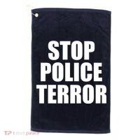 Stop Police Terror Golf Towel thumb 0