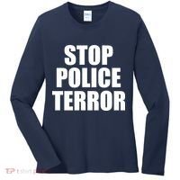 Stop Police Terror Women's Long Sleeve Shirt thumb 0