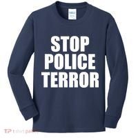 Stop Police Terror Kids Long Sleeve Shirt thumb 0