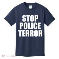 Stop Police Terror Kids T-Shirt thumb 0