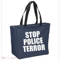 Stop Police Terror Tote Bag thumb 2