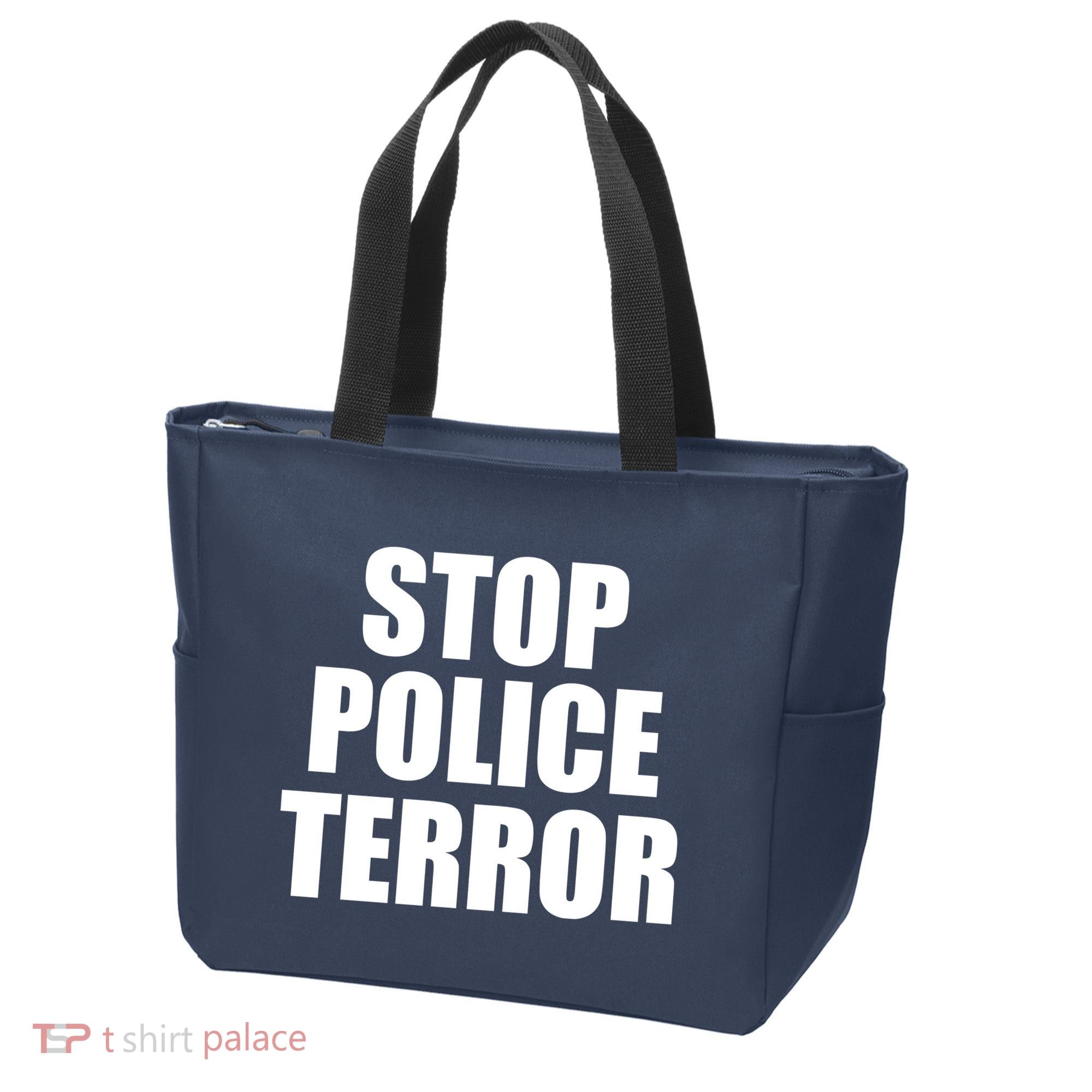 Stop Police Terror Tote Bag
