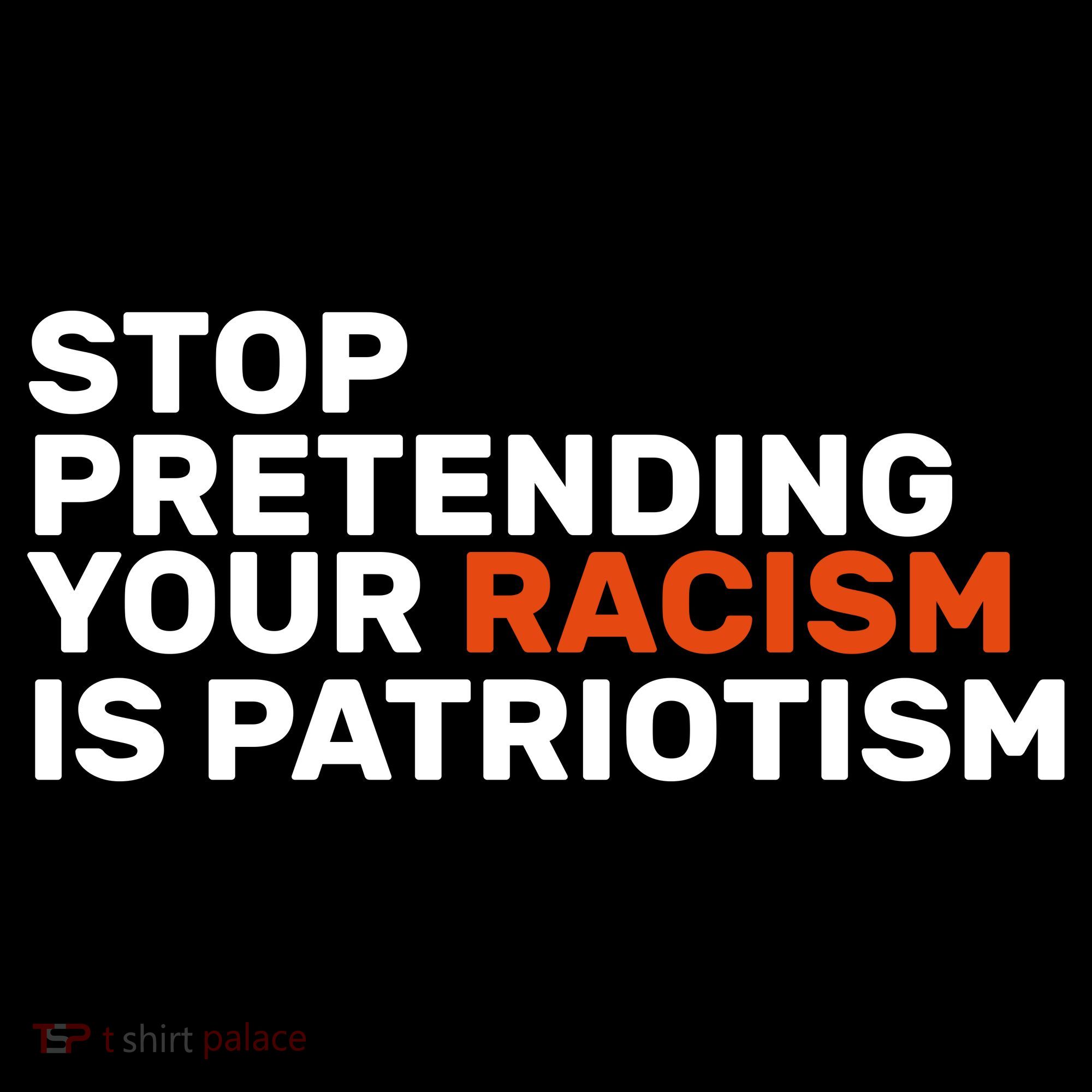 Stop Pretending Your Racism Is Patriotic Ornament