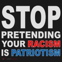 Stop Pretending Your Racism Is Patriotism Bucket Hat thumb 4