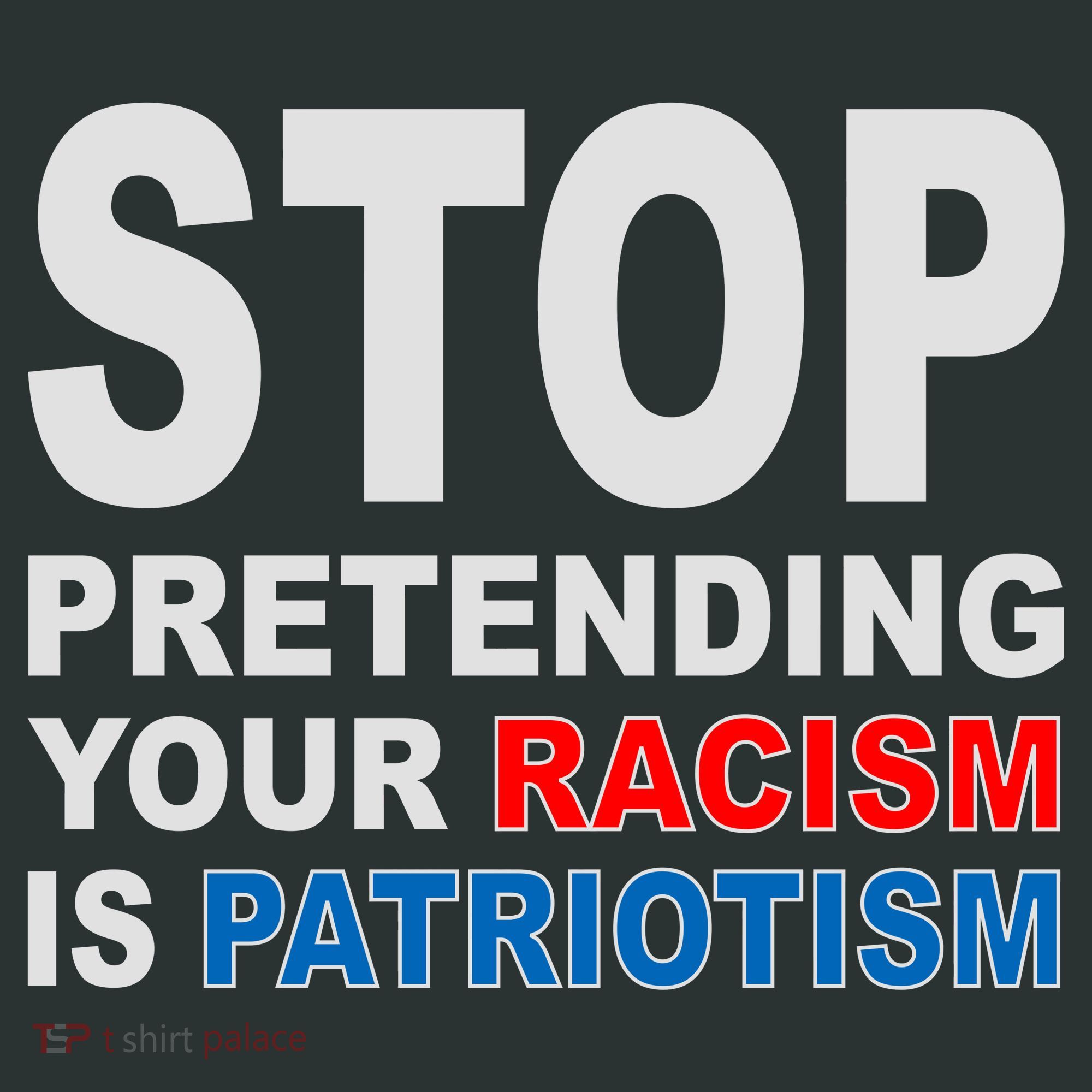 Stop Pretending Your Racism Is Patriotism Mousepad