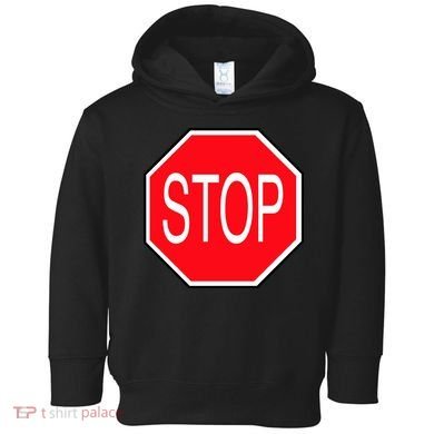 Stop Sign Toddler Hoodie