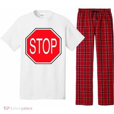 Stop Sign Pajama Set