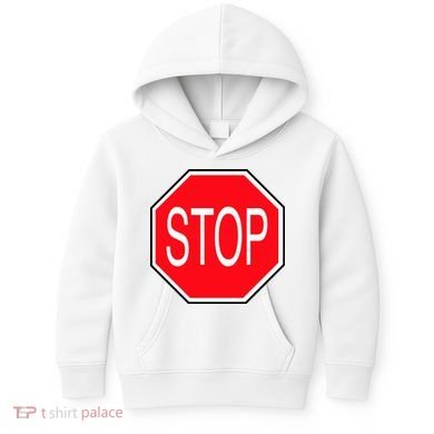 Stop Sign Kids Hoodie