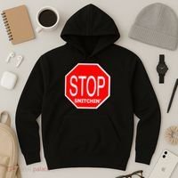 STOP Snitching Snitchin' Hoodie thumb 3