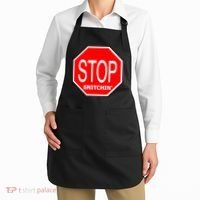 STOP Snitching Snitchin' Apron thumb 2