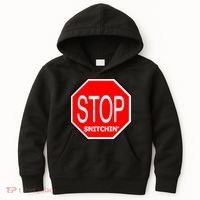 STOP Snitching Snitchin' Kids Hoodie thumb 0