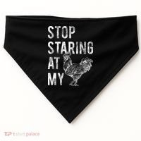 Stop Staring At My Cock USA-Made Doggie Bandana thumb 0