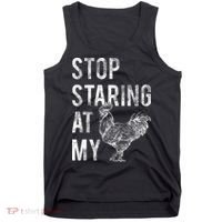 Stop Staring At My Cock Tank Top thumb 0