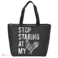 Stop Staring At My Cock Tote Bag thumb 0