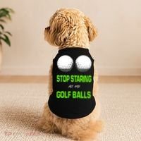 Stop Staring At My Golf Balls Doggie Tank thumb 2