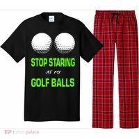 Stop Staring At My Golf Balls Pajama Set thumb 0