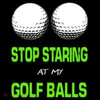 Stop Staring At My Golf Balls Women's Hoodie thumb 2