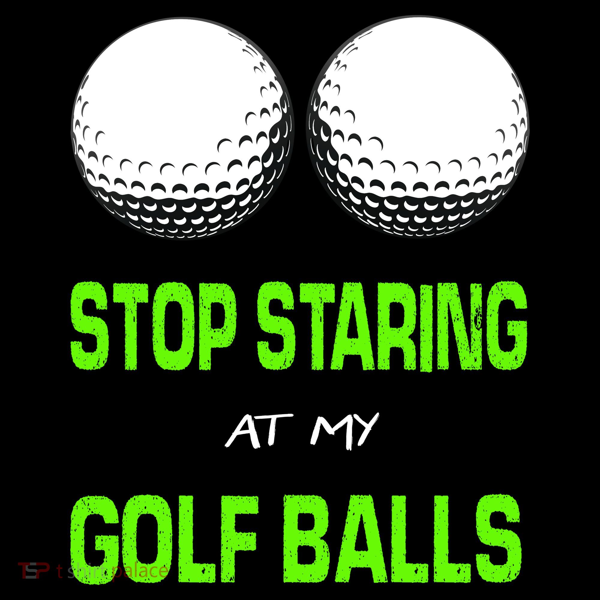Stop Staring At My Golf Balls Ornament