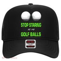 Stop Staring At My Golf Balls Hat thumb 0