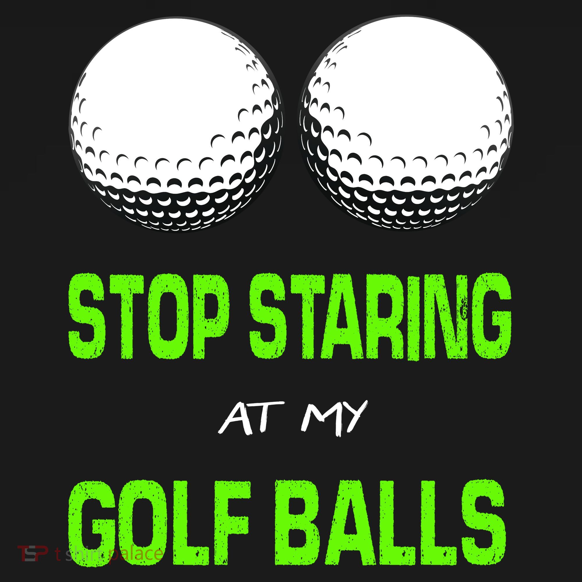 Stop Staring At My Golf Balls Kids Long Sleeve Shirt