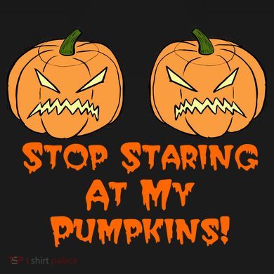 Stop Staring At My Pumpkins Halloween Costume Womens Funnel Neck Pullover Hood